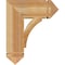 Ekena Millwork Thorton Arts & Crafts Rough Sawn Bracket, Western Red Cedar, 6"W x 18"D x 22"H BKT06X18X22THR03RWR - alternate 2